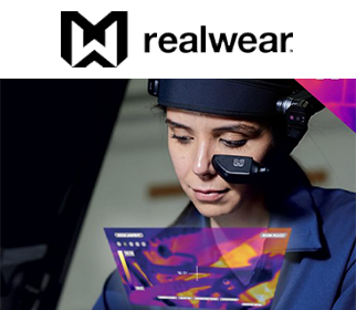 RealWear Logo and Thermal Imaging Headset