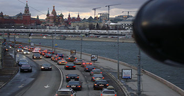 Smart traffic sensors help alleviate city congestion in Moscow, Russia
